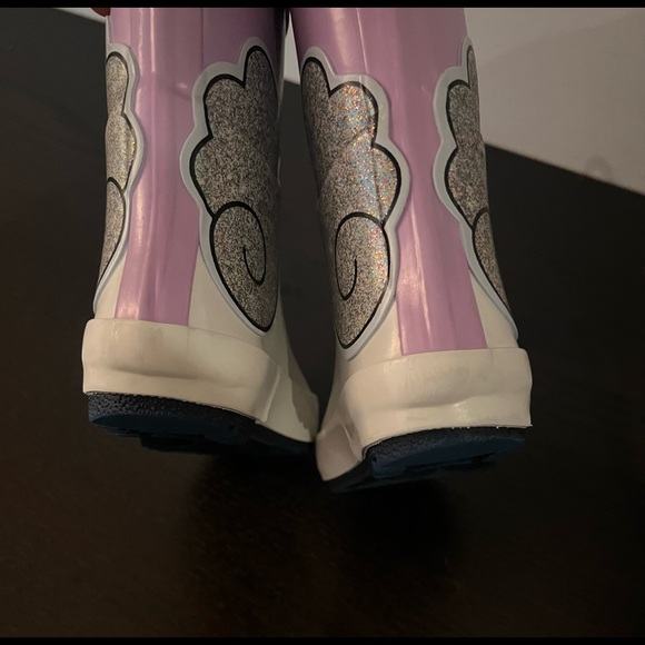 Cat & Jack toddler unicorn rain/snow boots - Picture 3 of 6